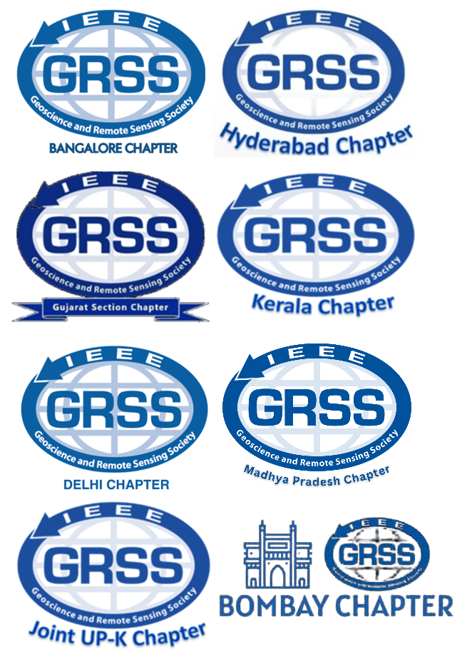 Collaborating GRSS Chapters Logos